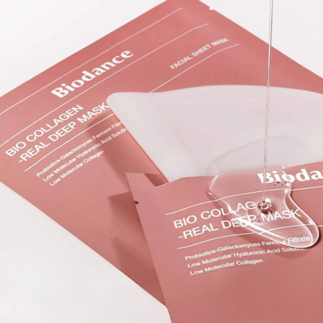 BIODANCE - Masque Rose au Bio-Collagène (4 Pièces)