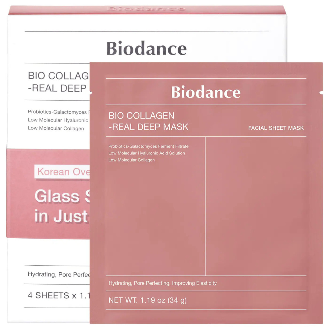 BIODANCE - Masque Rose au Bio-Collagène (4 Pièces)